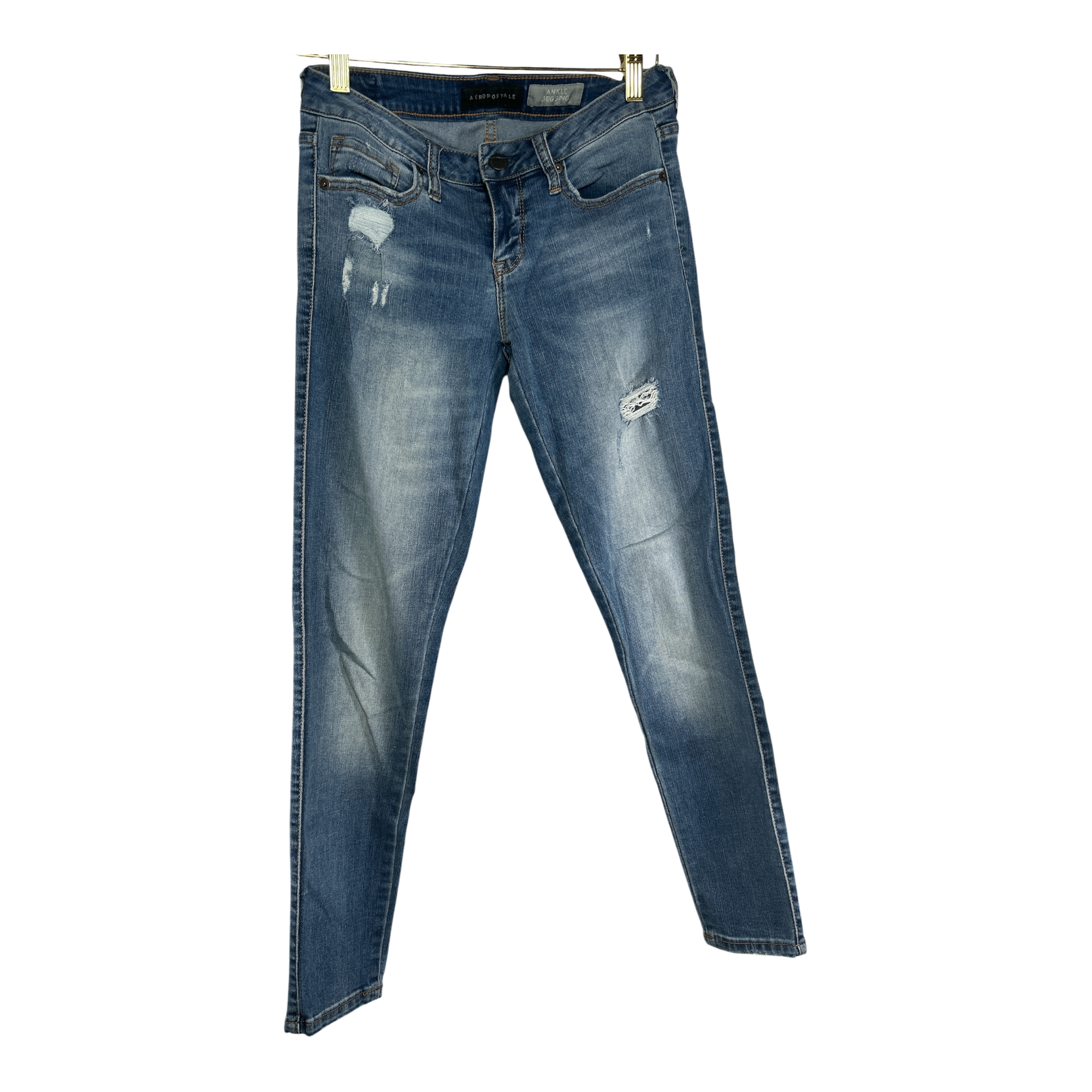 Aeropostale- Ankle Jeggings Distressed Sz 2