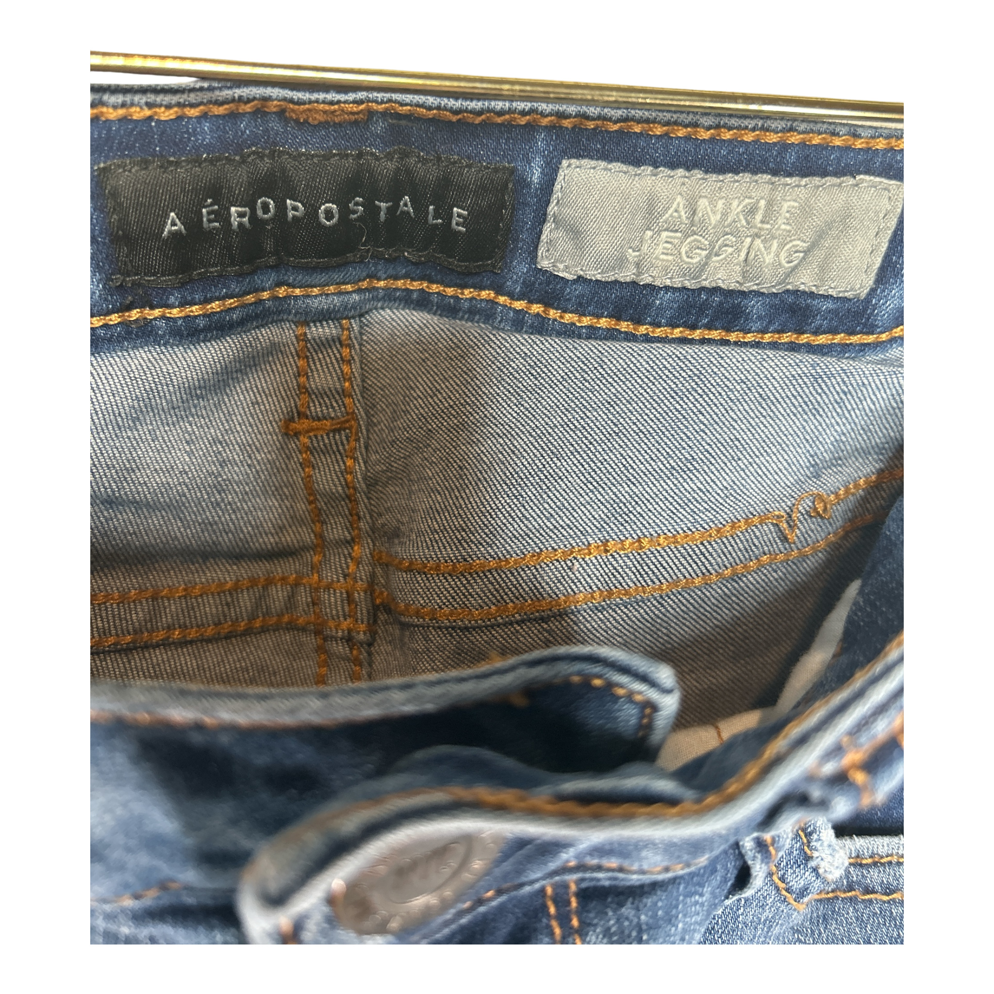 Aeropostale- Ankle Jeggings Distressed Sz 2