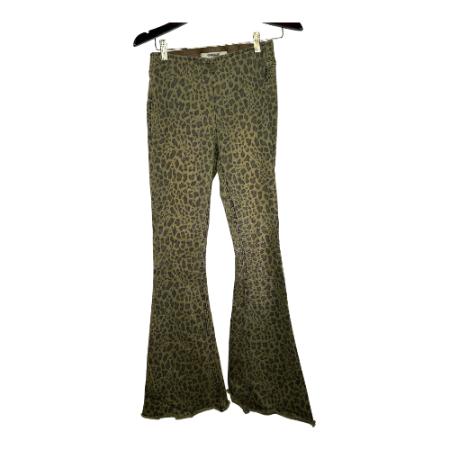 Rock & Roll Denim- Cheetah Pull on Flare 27x34